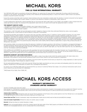 michael kors warranty policy|michael kors customer service chat.